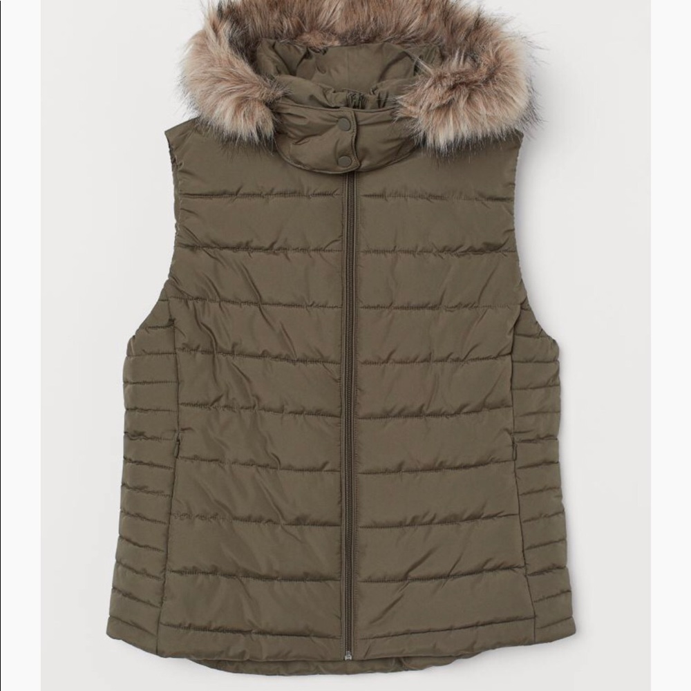 H&M Hooded Quilted Vest
